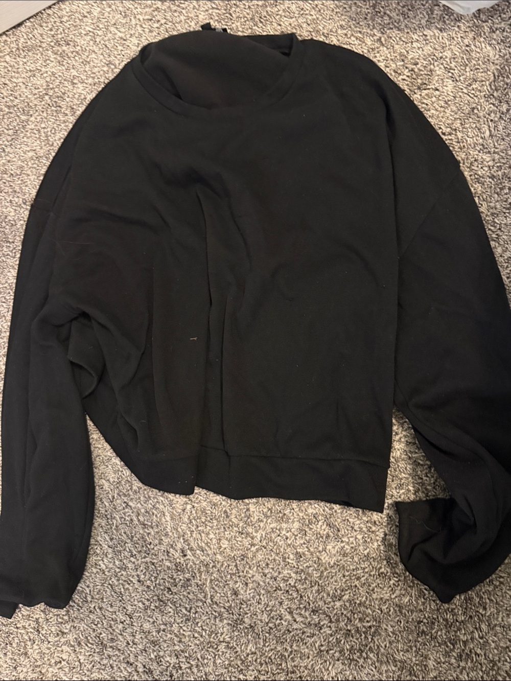 Express Black Crewneck Pullover Sweater